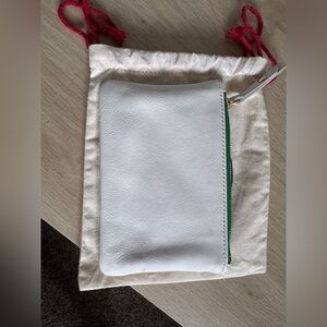 Blair Ritchey white zip wallet